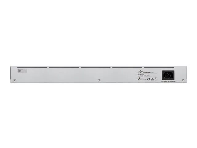Ubiquiti UniFi Switch USW-24-POE - Switch - Gestionado - 24 x 10/100/1000 (16 PoE+) + 2 x Gigabit SFP-montaje en rack, sobremesa-PoE++ (95 W)