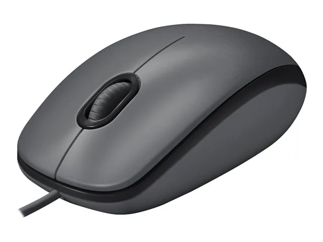 Logitech M90 - Mouse - diestro y zurdo - óptico-cableado-USB