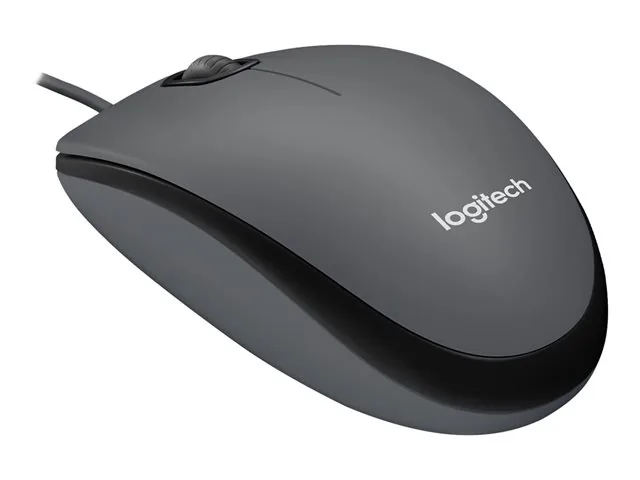 Logitech M90 - Mouse - diestro y zurdo - óptico-cableado-USB