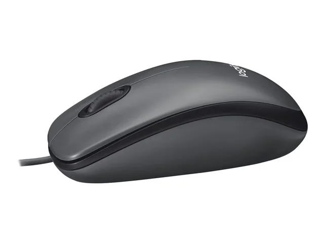 Logitech M90 - Mouse - diestro y zurdo - óptico-cableado-USB