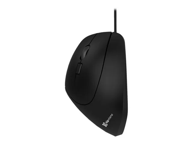 Klip Xtreme Krown KMO-506 - Mouse vertical - ergonómico - diestro-óptico - 6 botones-cableado-USB