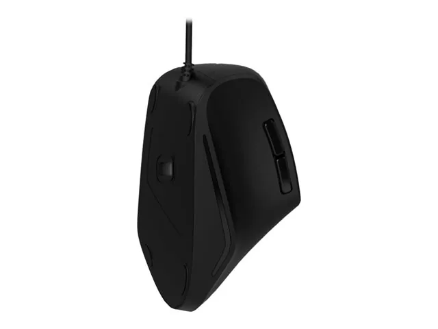Klip Xtreme Krown KMO-506 - Mouse vertical - ergonómico - diestro-óptico - 6 botones-cableado-USB