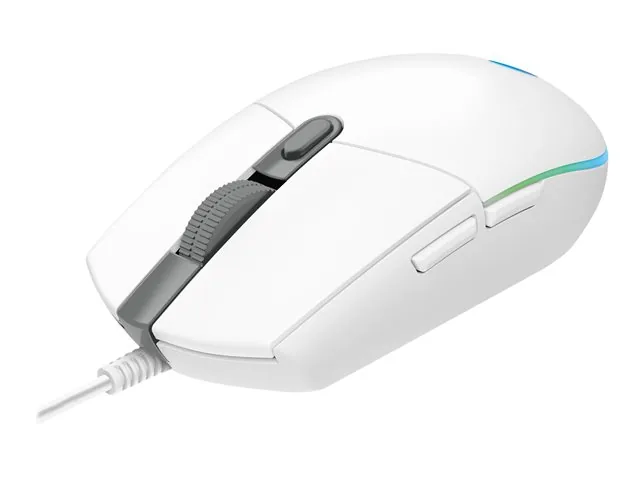 Logitech Gaming Mouse G203 LIGHTSYNC - Mouse - óptico - 6 botones-cableado-USB-blanco