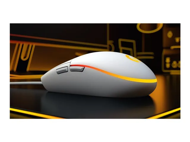 Logitech Gaming Mouse G203 LIGHTSYNC - Mouse - óptico - 6 botones-cableado-USB-blanco