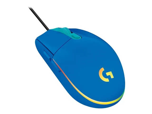 Logitech Gaming Mouse G203 LIGHTSYNC - Mouse - óptico - 6 botones-cableado-USB-azul