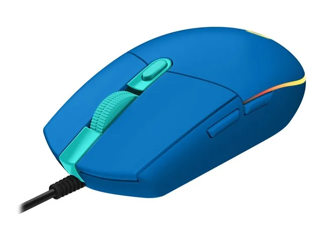 Logitech Gaming Mouse G203 LIGHTSYNC - Mouse - óptico - 6 botones-cableado-USB-azul