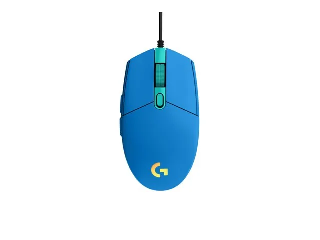 Logitech Gaming Mouse G203 LIGHTSYNC - Mouse - óptico - 6 botones-cableado-USB-azul