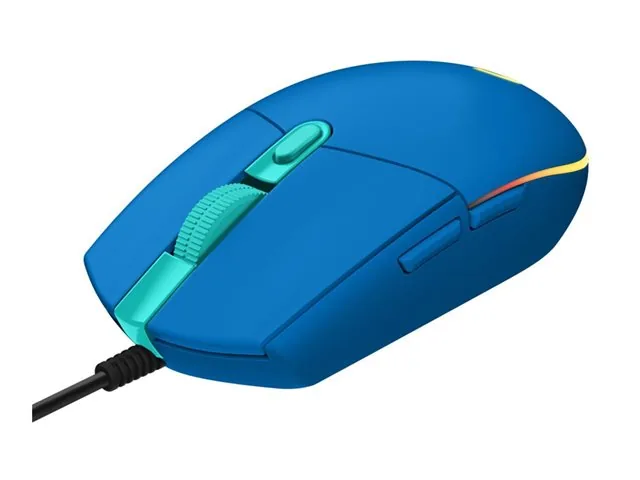 Logitech Gaming Mouse G203 LIGHTSYNC - Mouse - óptico - 6 botones-cableado-USB-azul