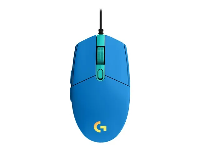 Logitech Gaming Mouse G203 LIGHTSYNC - Mouse - óptico - 6 botones-cableado-USB-azul