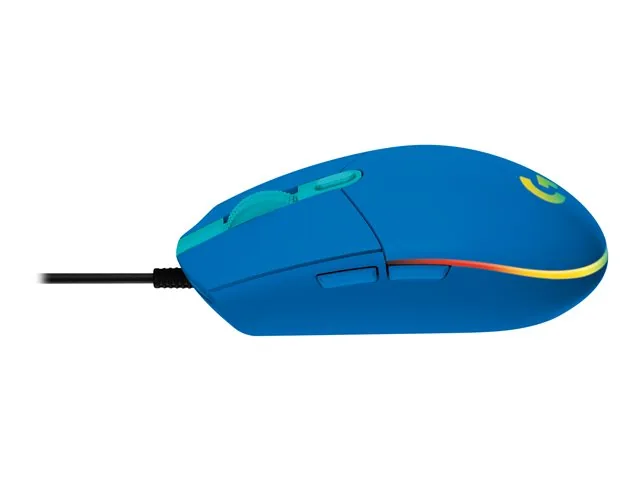Logitech Gaming Mouse G203 LIGHTSYNC - Mouse - óptico - 6 botones-cableado-USB-azul