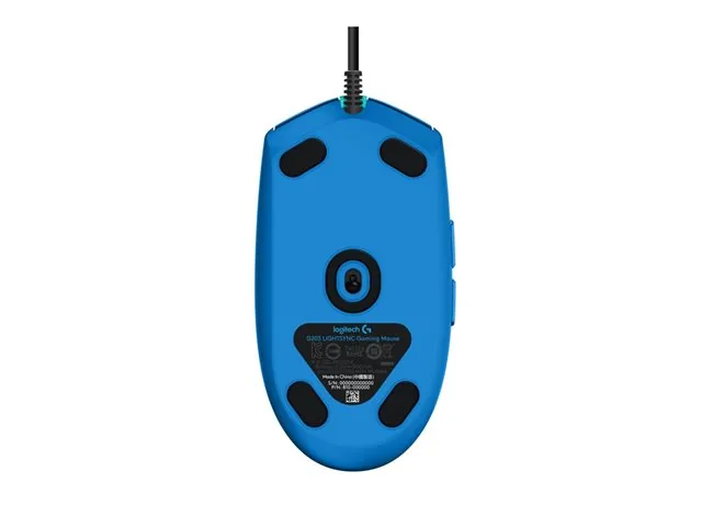 Logitech Gaming Mouse G203 LIGHTSYNC - Mouse - óptico - 6 botones-cableado-USB-azul