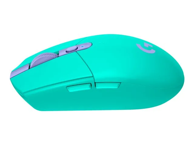 Logitech G G305 - Mouse - óptico - 6 botones-inalámbrico - 2.4 GHz-receptor inalámbrico USB-menta