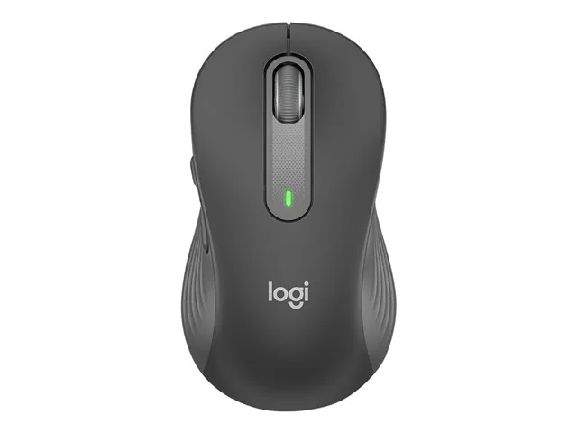 Logitech Signature M650 L - Mouse - tamaño completo - diestro-inalámbrico - 2.4 GHz, Bluetooth-receptor de USB Logitech Logi Bolt-grafito