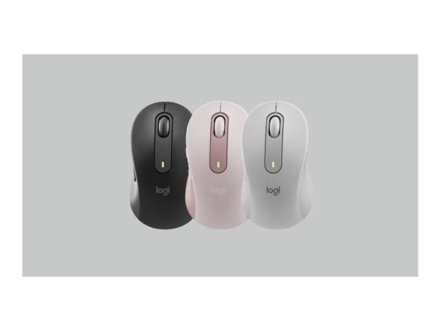 Logitech Signature M650 L - Mouse - tamaño grande - óptico - 5 botones-inalámbrico-Bluetooth, 2.4 GHz-receptor de USB Logitech Logi Bolt-blanco hueso