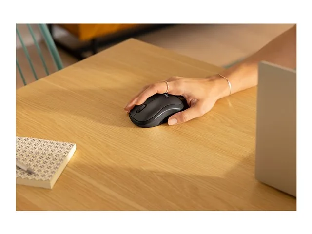 Logitech M240 Mouse Bluetooth Silencioso, Compacto, Portátil, Seguimiento Suave, Grafito - Mouse - inalámbrico - Bluetooth-grafito