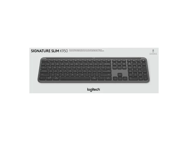 Logitech Signature Slim K950 - Teclado - Español - Grafito