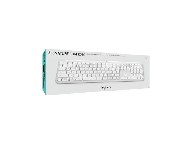 Logitech Signature Slim K950 - Teclado - Español - Blanco roto