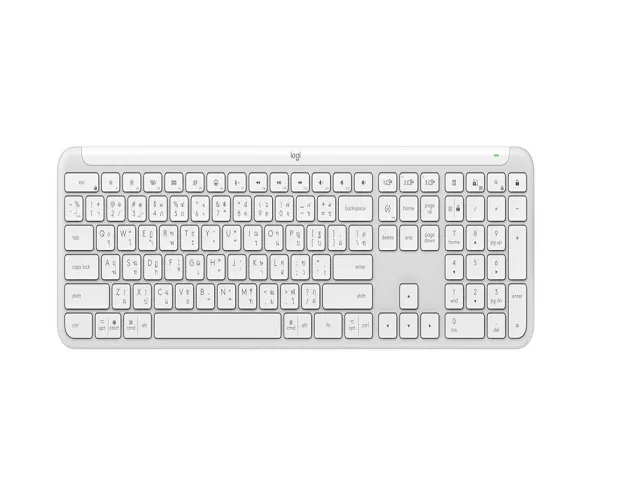 Logitech Signature Slim K950 - Teclado - Español - Blanco roto