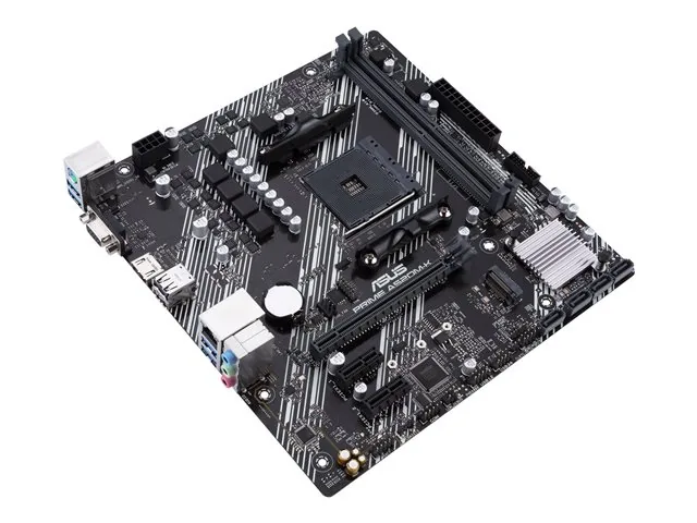 ASUS PRIME A520M-K - Placa base - micro ATX - Socket AM4-AMD A520 Chipset-USB 3.2 Gen 1-Gigabit LAN-Tarjeta gráfica (CPU necesaria)-HD Audio (8-canales)