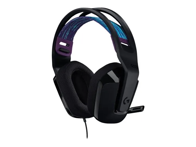 Logitech G G335 Wired Gaming Headset - Audífono - tamaño completo - cableado-conector de 3,5 mm-menta-certificado Discord