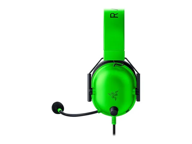 Razer BlackShark V2 X - Audífono - tamaño completo - cableado-conector de 3,5 mm-aislamiento de ruido-verde razer