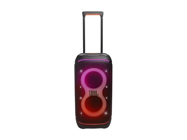 JBL PartyBox Stage 320 - Bocina de fiesta - para uso portátil - inalámbrico-Bluetooth-controlado por aplicación - 240 vatios - 2 vías-negro
