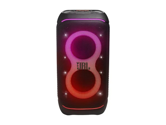 JBL PartyBox Stage 320 - Bocina de fiesta - para uso portátil - inalámbrico-Bluetooth-controlado por aplicación - 240 vatios - 2 vías-negro