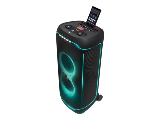 JBL PartyBox Ultimate - Bocina de fiesta - inalámbrico - Wi-Fi 6, Bluetooth-controlado por aplicación - 1100 vatios - 3 vías-negro