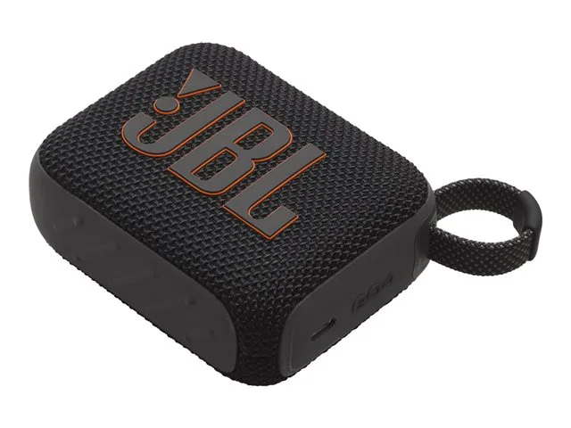 JBL Go 4 - Bocina - para uso portátil - inalámbrico-Bluetooth-controlado por aplicación - 4.2 vatios-negro