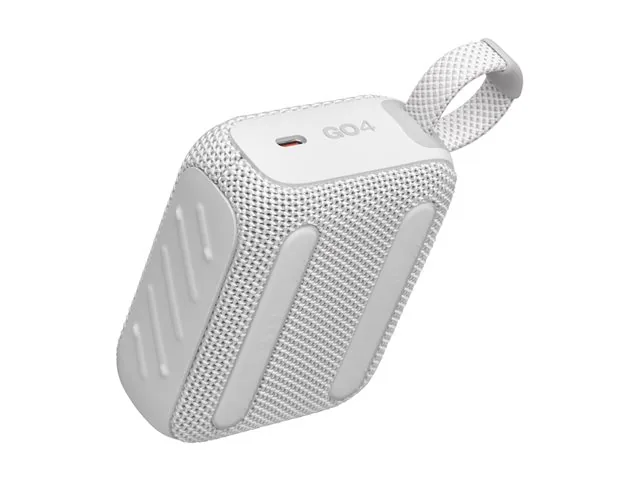 JBL Go 4 - Bocina - para uso portátil - inalámbrico-Bluetooth-controlado por aplicación - 4.2 vatios-blanco