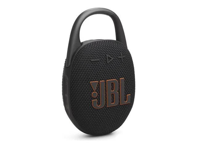 JBL Clip 5 - Bocina - para uso portátil - inalámbrico-Bluetooth-controlado por aplicación - 7 vatios-negro