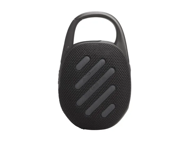 JBL Clip 5 - Bocina - para uso portátil - inalámbrico-Bluetooth-controlado por aplicación - 7 vatios-negro