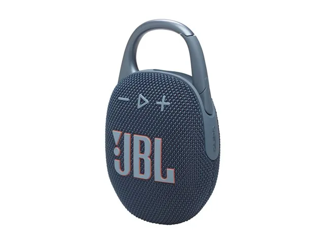 JBL Clip 5 - Bocina - para uso portátil - inalámbrico-Bluetooth-controlado por aplicación - 7 vatios-azul