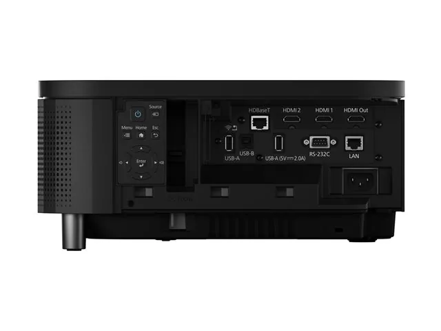 Epson PowerLite 815E - Proyector 3LCD - 5000 lúmenes (blanco) - 5000 lúmenes (color)-1920 x 1080 x 2 - 16:9-objetio fijo para distancias cortas-IEE 802.11a/b/g/n/ac inalámbrico/LAN/Miracast-con 3 años de Epson Road Service Program