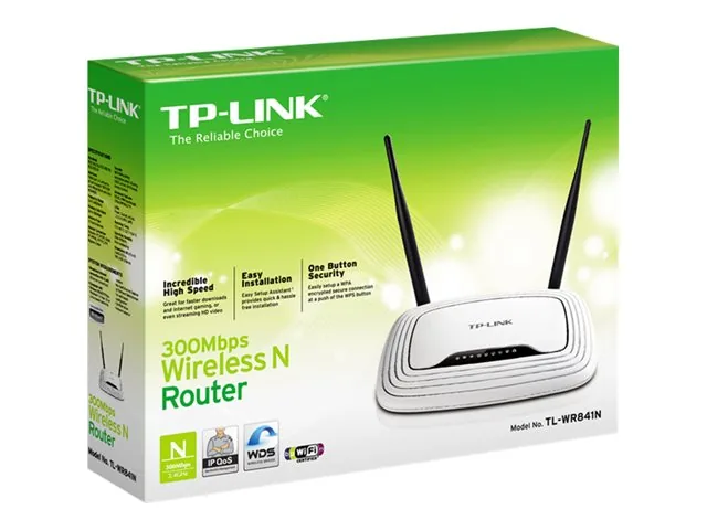 TP-LINK TL-WR841N Router inalámbrico N a 300 Mbps - Router inalámbrico Switch de 4 puertos 2,4 GHz