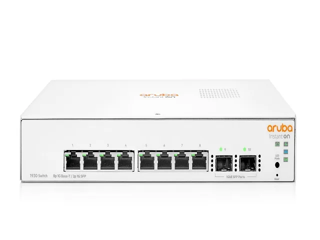HPE Networking Instant On 1930 8G 2SFP Switch - Switch - L3 - Gestionado - 8 x 10/100/1000 + 2 x Gigabit SFP-sobremesa