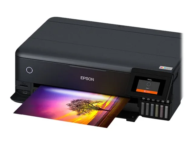 Epson EcoTank L8180 - Impresora multifunción - color - chorro de tinta-A3 (material)-hasta 16 ppm (impresión)-100 hojas-USB 2.0, LAN, Wi-Fi(n)