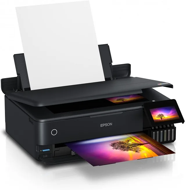 Epson EcoTank L8180 - Impresora multifunción - color - chorro de tinta-A3 (material)-hasta 16 ppm (impresión)-100 hojas-USB 2.0, LAN, Wi-Fi(n)
