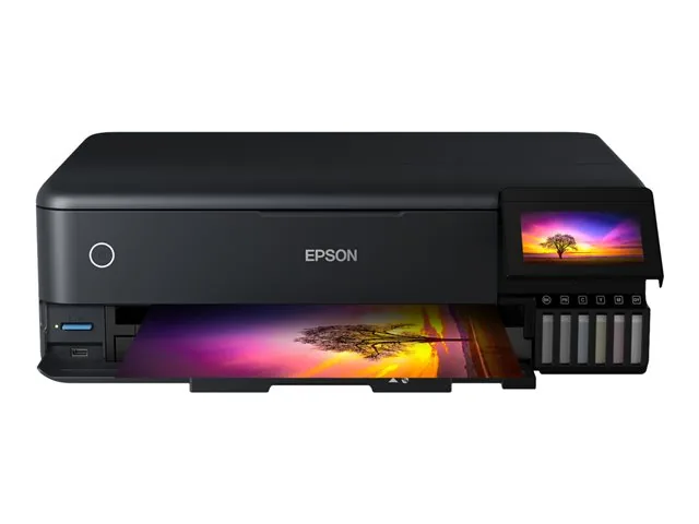 Epson EcoTank L8180 - Impresora multifunción - color - chorro de tinta-A3 (material)-hasta 16 ppm (impresión)-100 hojas-USB 2.0, LAN, Wi-Fi(n)