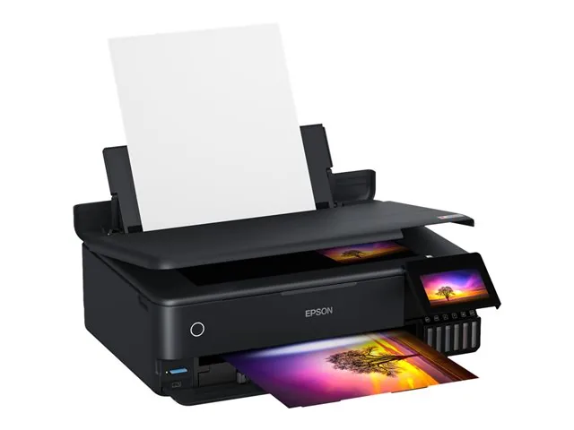 Epson EcoTank L8180 - Impresora multifunción - color - chorro de tinta-A3 (material)-hasta 16 ppm (impresión)-100 hojas-USB 2.0, LAN, Wi-Fi(n)