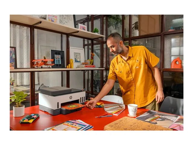 HP Smart Tank 790 All-in-One - Impresora multifunción - color - chorro de tinta-rellenable-Letter A (216 x 279 mm)/A4 (210 x 297 mm) (original)-A4/Legal (material)-hasta 13 ppm (copiando)-hasta 15 ppm (impresión)-250 hojas - 33.6 Kbps-USB 2.0, Bluetooth, 