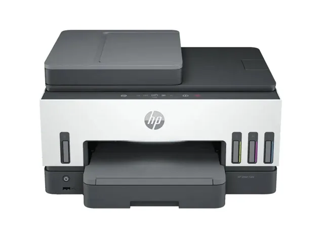 HP Smart Tank 790 All-in-One - Impresora multifunción - color - chorro de tinta-rellenable-Letter A (216 x 279 mm)/A4 (210 x 297 mm) (original)-A4/Legal (material)-hasta 13 ppm (copiando)-hasta 15 ppm (impresión)-250 hojas - 33.6 Kbps-USB 2.0, Bluetooth, 