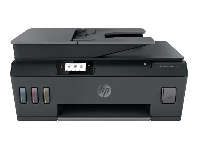 HP Smart Tank 530 - Impresora multifunción - color - chorro de tinta-Legal (216 x 356 mm) (original)-A4/Legal (material)-hasta 10 ppm (copiando)-hasta 11 ppm (impresión)-100 hojas-USB 2.0, Wi-Fi(n), Bluetooth