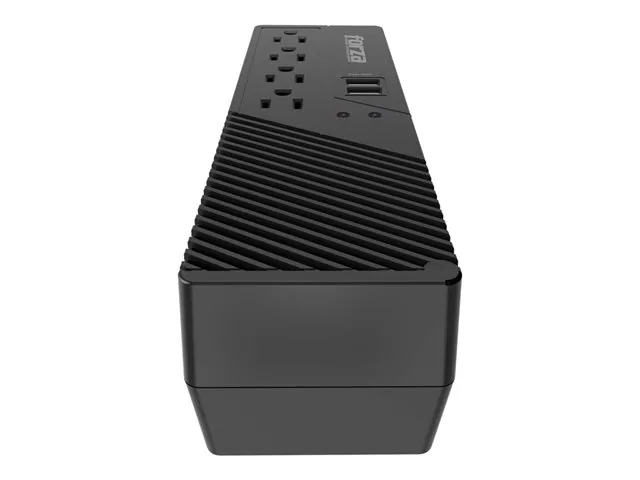 Forza FVR Series FVR-1011USB - Regulador automático de voltaje - CA 115 V - 500 vatios - 1000 VA-conectores de salida: 4-negro