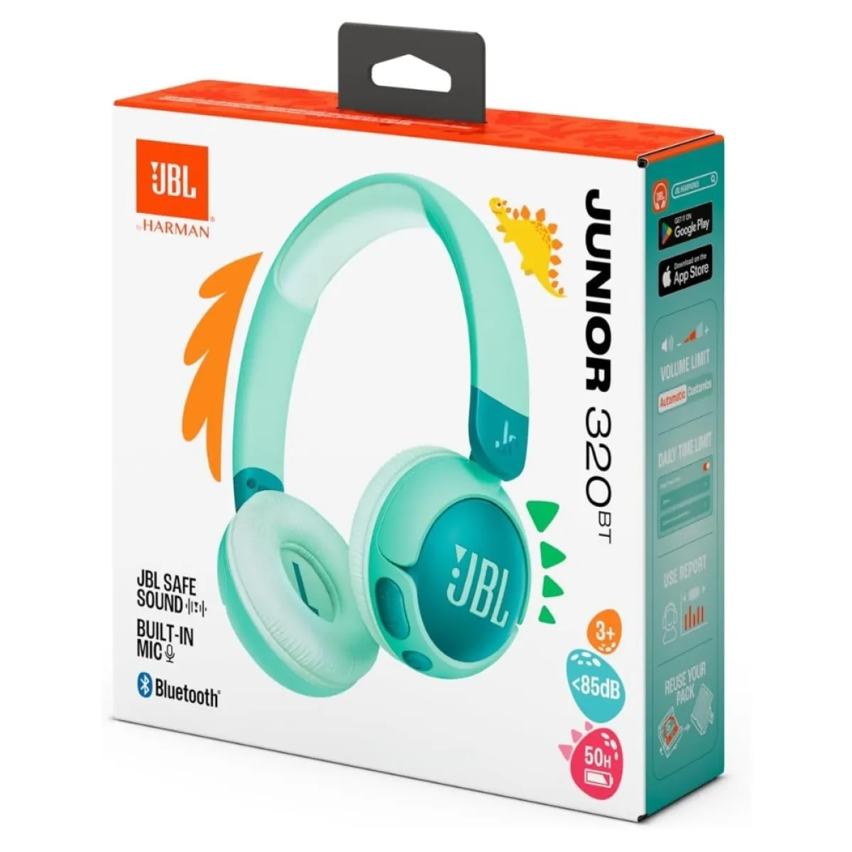 JBL - Auriculares - JR 320 BT Banded Wireless Gr