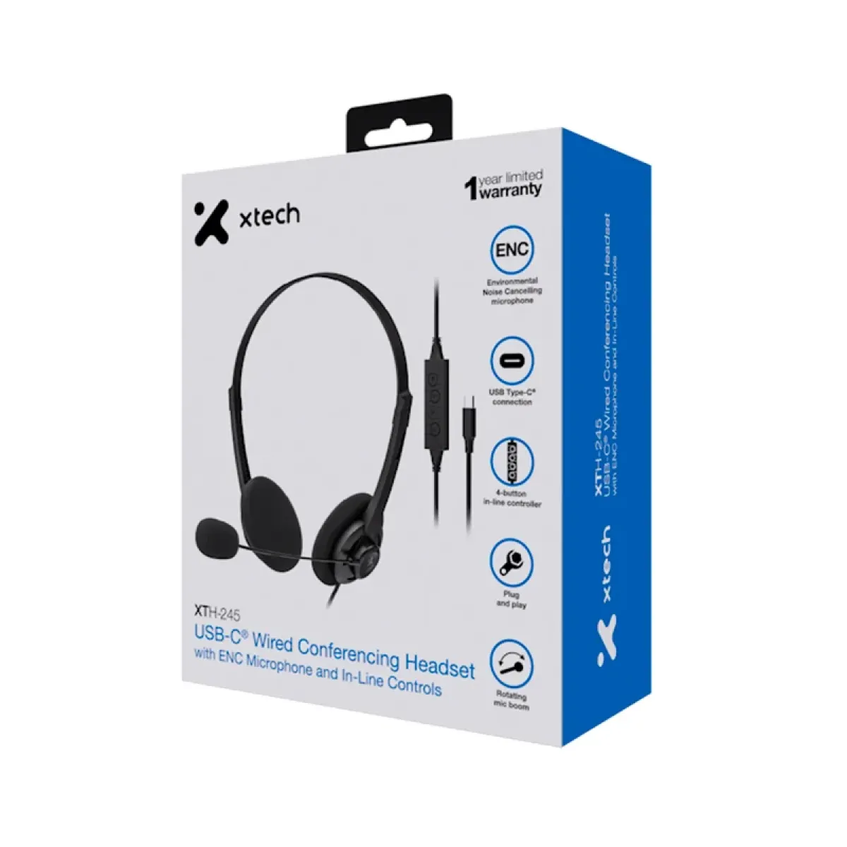 Xtech - XTH-245 - Audífonos con micrófono