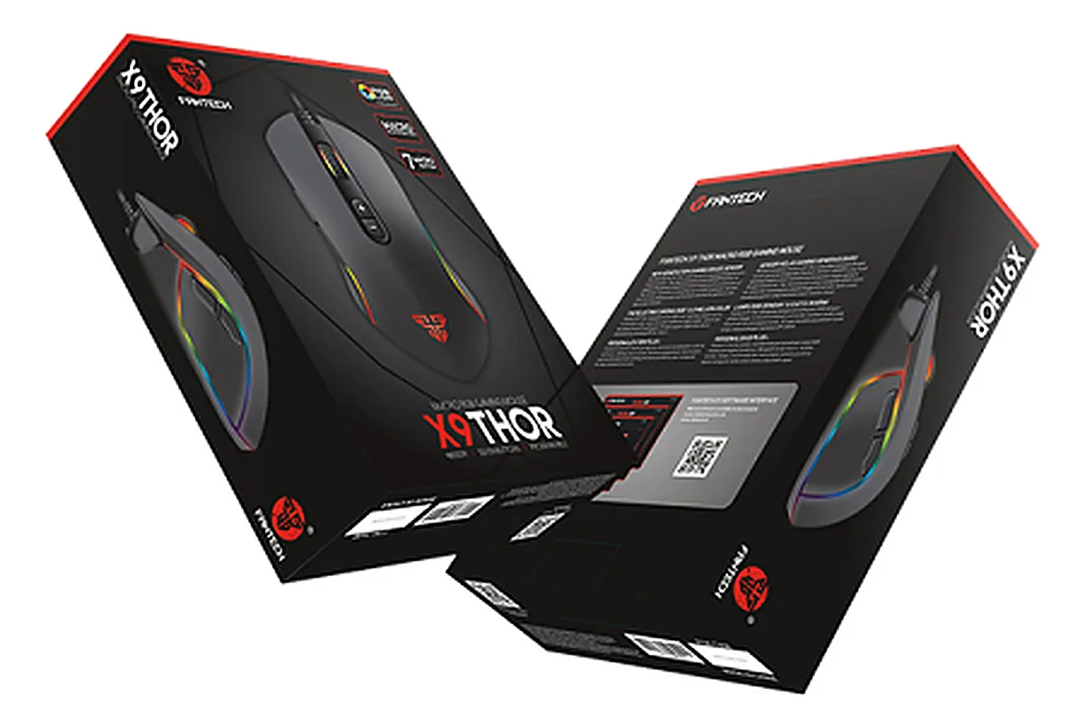 MOUSE GAMING USB RGB FANTECH THOR X9