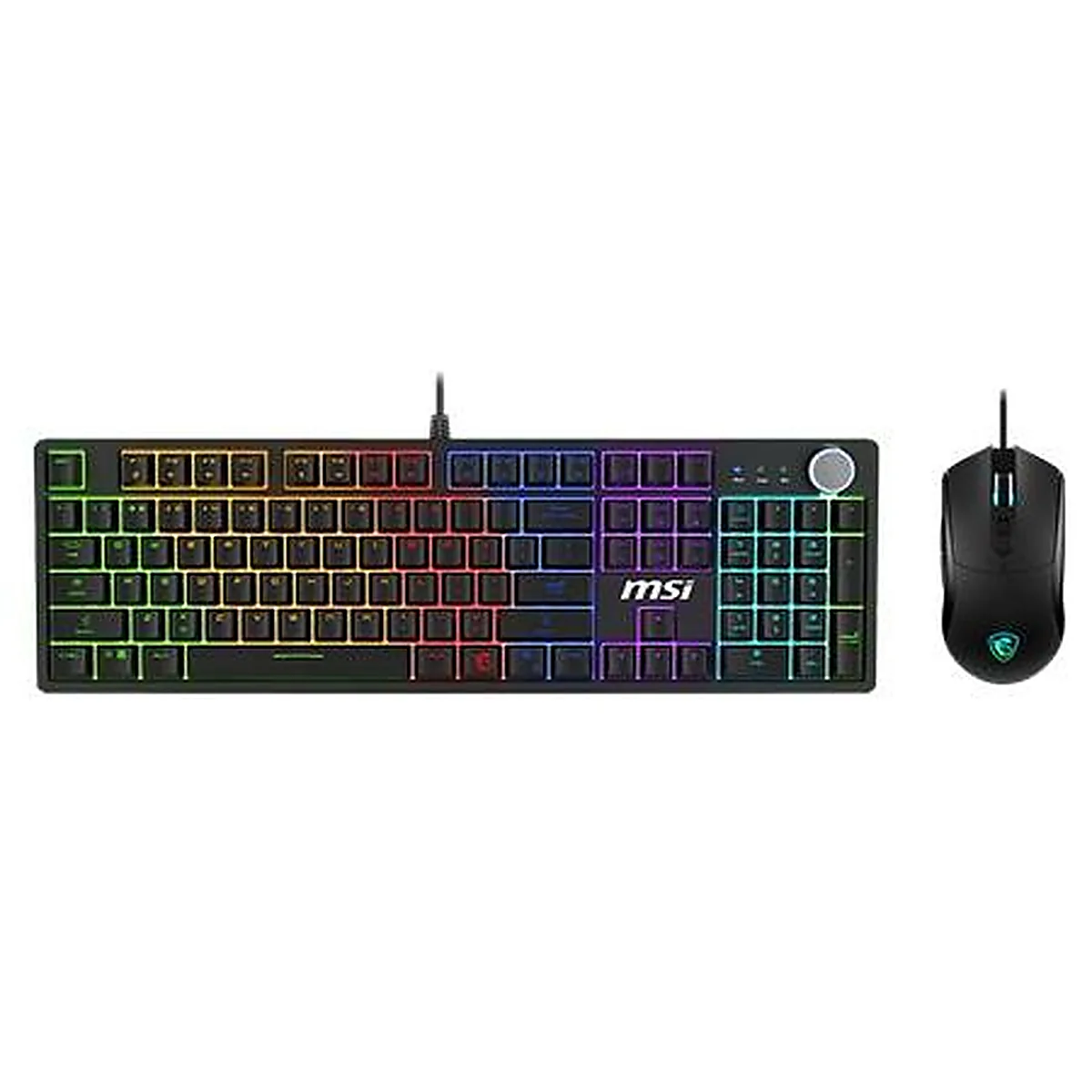 COMBO DE TECLADO Y MOUSE GAMING MSI FORGE GK320 US S11-04CE204-HH9