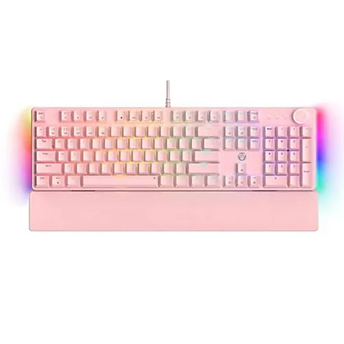 TECLADO MECANICO FANTECH USB MK894 MAXPOWER II PINK