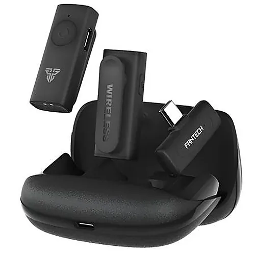 MICROFONO INALAMBRICO FANTECH LEVIOSA AIR WMV21C TIPO C BLACK